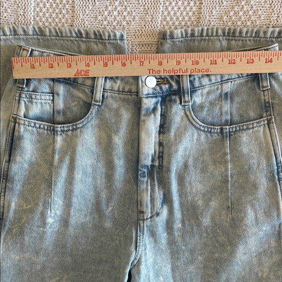 PILCRO The Kenna Mid-Rise Heritage Barrel Jeans in Blue Women's Sz 27 L - Picture 5 of 15